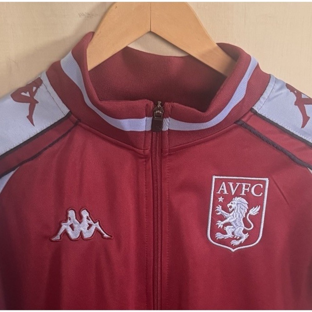 Aston Villa Football/Soccer Kappa Training Kit Track Jacket Large - Picture 6 of 13